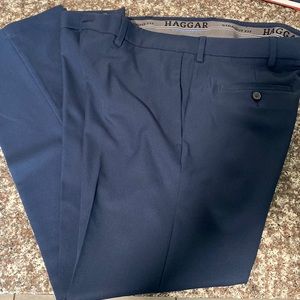 Haggar dark blue dress pants